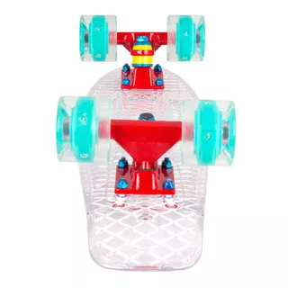 Penny Board WORKER Transpy 100 22” with Light Up Wheels