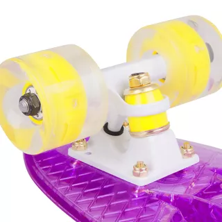 Penny board WORKER Transpy 300 22" se svítícími kolečky - 2.jakost