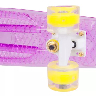 Penny Board WORKER Transpy 300 22” with Light Up Wheels