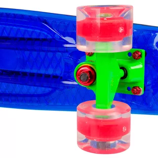 Penny board WORKER Transpy 400 22" se svítícími kolečky - 2.jakost