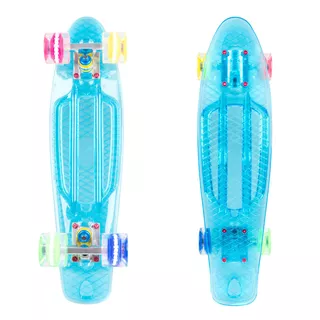 Penny board WORKER Transpy 500 22" se svítícími kolečky