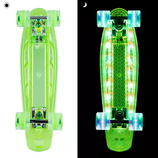 Light-Up Penny Board WORKER Lumy 200 22"