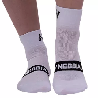 Socks Nebbia “EXTRA PUSH” Crew 128 - White - White