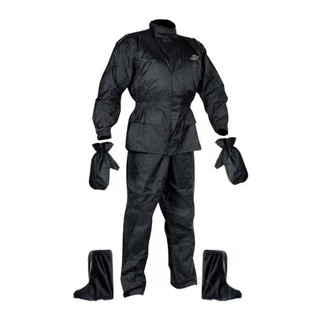 Set Rainpack jacket/pants/gloves/boots Nox - M - Black