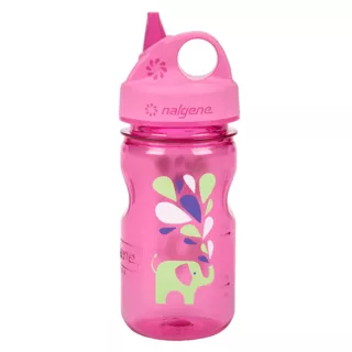 Children’s Water Bottle NALGENE Grip ‘n Gulp 350ml - Blue Space - Pink Elephant