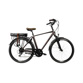 Városi elektromos kerékpár Devron 28221 28" - Barna