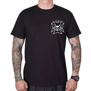 T-shirt koszulka BLACK HEART Iron - Czarny