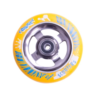 Spare Wheel for Scooter FOX PRO Raw 110 mm - Blue-Black II - Orange-Titan