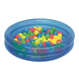 Bazén s míčky Bestway 2-Ring Ball Pool 91 cm - růžová - modrá