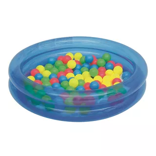 2-Ring Ball Pool Bestway 91cm - Pink - Blue