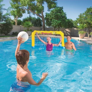 Inflatable Water Polo Goal & Ball Bestway - Yellow