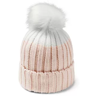 Dámska pletená čiapka Under Armour Snowcrest Pom Beanie - Apex Pink