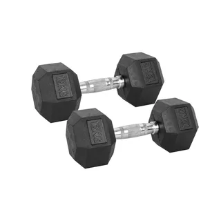 Sada šestihranných činek inSPORTline Hexsteel 2x 3-40 kg