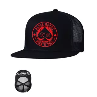 Kšiltovka BLACK HEART Ace Of Spades Trucker - černá