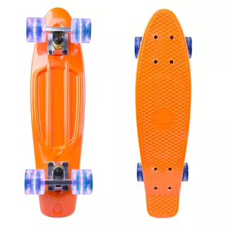 Penny Board WORKER Sturgy 22" with Light Up Wheels - Orange