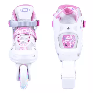 Children’s Rollerblades WORKER Diane LED – with Light-Up Wheels - S(31-34)