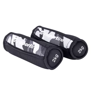 Neoprenové jednoruční činky inSPORTline Camobells 2x2 kg