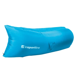 Oryginalny Dmuchany leżak lazy bag na lato inSPORTline Sofair materac fotel - Niebieski