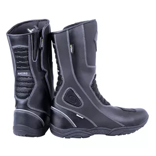 Leather Moto Boots W-TEC Wurben - Black