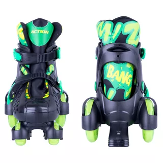 Children’s Roller Skating Set Action Darly Boy - Green-Black