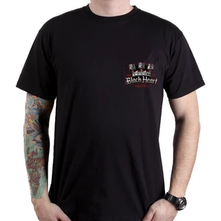 T-Shirt BLACK HEART King Road - Black