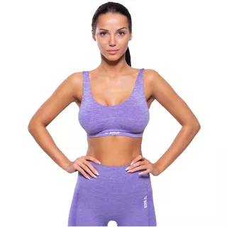 Damski top sportowy Boco Wear Violet Melange - Fioletowy