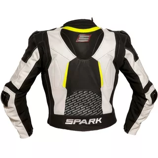 Pánská kožená moto bunda Spark ProComp - S