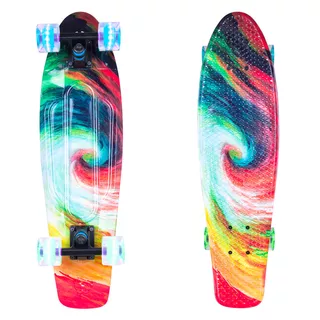 WORKER Whirley 27" Penny Board mit leuchtenden Rollen