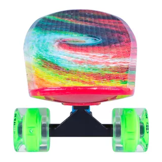 WORKER Whirley 27" Penny Board mit leuchtenden Rollen