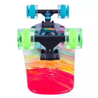 WORKER Whirley 27" Penny Board mit leuchtenden Rollen