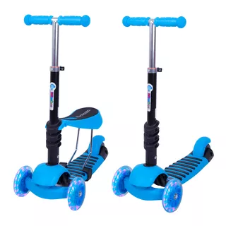 3-in-1 Scooter WORKER Nimbo - Green - Blue