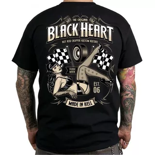 Тениска BLACK HEART Melisa - XL - черен