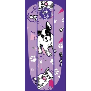 Penny Board Sticker Fish Classic 22” - Green Bulldogs - Purple Puppy