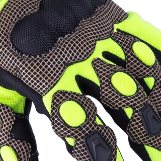 Motocross Gloves W-TEC Derex - Black-Yellow