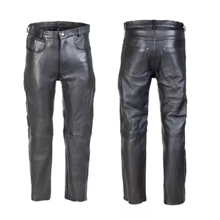 Men's Leather Moto Pants W-TEC Roster NF-1250 - Black