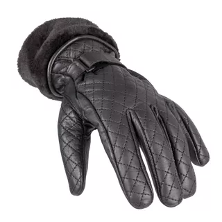 Women's Leather Gloves W-TEC Stolfa - Black