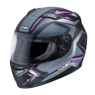 Kask motocyklowy integralny W-TEC FS-805V Future Magenta - Czarno-fioletowy