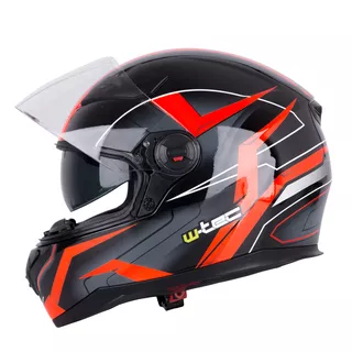 W-TEC FS-811BO Fire Orange Integralhelm