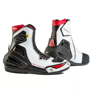 Motorcycle Shoes Ozone Urban II CE - Black-Red