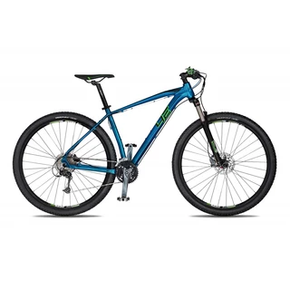 Horský bicykel 4EVER Fever 29'' - model 2018 - strieborno-červená - modrá