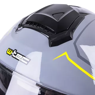 Preklopna moto čelada W-TEC V271 - črna-rumena