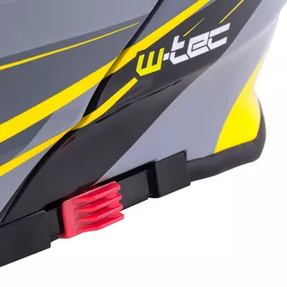 W-TEC V271 Klapphelm - schwarz-gelb