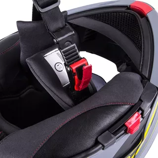 Preklopna moto čelada W-TEC V271 - črna-rumena