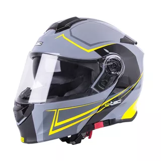 Preklopna moto čelada W-TEC V271 - črna-rumena