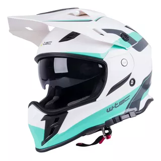 Motorcycle Helmet W-TEC V331 - Black-Green-Yellow