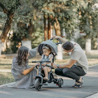 Detská trojkolka s vodiacou tyčou Coccolle Alegra