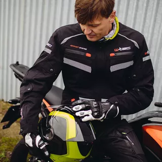Męska kurtka motocyklowa W-TEC Sokar wodoodporna - Czarny