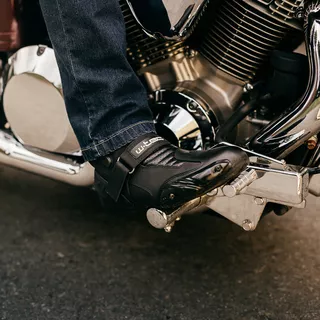 Pánské moto jeansy W-TEC R-1027 - modrá
