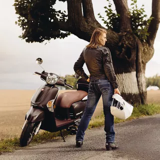 Woman moto jacket W-TEC Dora