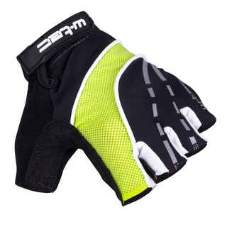 Cycling Gloves W-TEC Baujean AMC-1036-17 - Black-Yellow